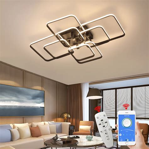 Neo Gleam App Dimmbare Rc Led Kronleuchter F R Wohnzimmer Schlafzimmer