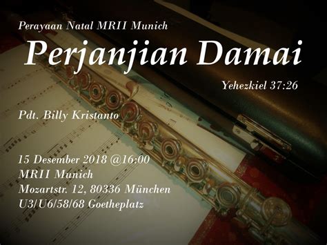 Kebaktian Natal Mrii Munich 2018