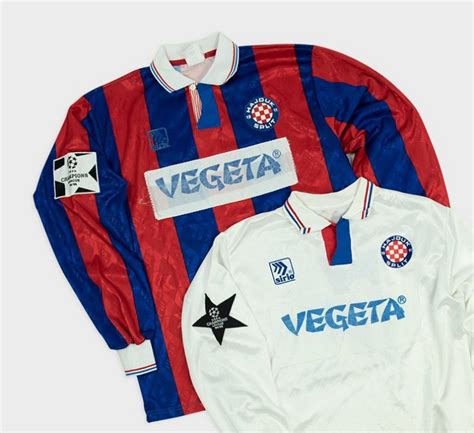 Hajduk Split 1994 95 Home Kit