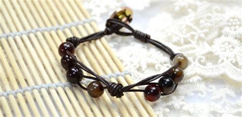 3 Steps On Making Leather Cord Friendship Bracelet For Men With Sliding