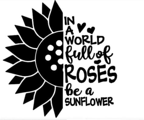 Sunflower Silhouette Cameo Projects, Silhouette Crafts, Silhouette ...