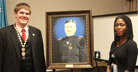 PA DeMolay News and Views: PA DeMolay Unveils Portrait of Founder