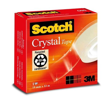 3m 600 Scotch Crystal Tape Čirá Páska 19 Mm X 33 M Cdrmarket