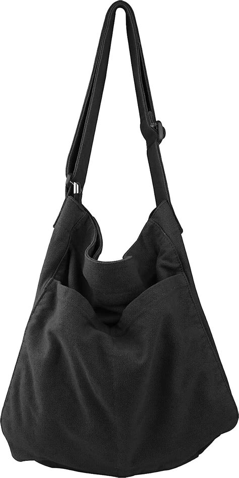 Canvas Hobo Crossbody Shoulder Tote Bag For Women And Men Wmulti