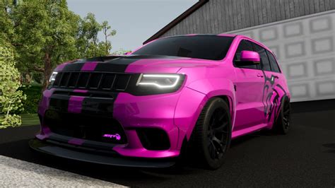 BeamNG Fastest WideBody Jeep Grand Cherokee Trackhawk Cruise Crazy