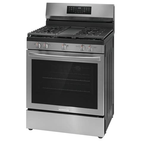 Frigidaire Gallery 30" Rear Control Gas Range with Total Convection ...