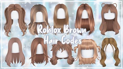 25 Aesthetic Brown Hair Codes For Bloxburg Roblox Artofit