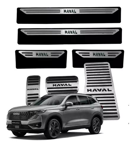 Kit Soleira Pedaleira Descanso Inox Haval H Phev