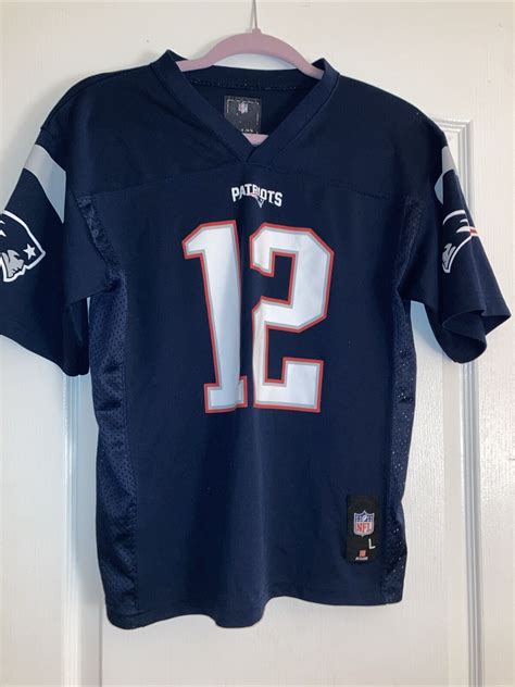 Tom Brady 12 New England Patriots Nfl Nike Youth Jersey Size 14 16 Ebay