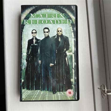 The Matrix Reloaded Vhs Video Tape Pal Cert Warner New