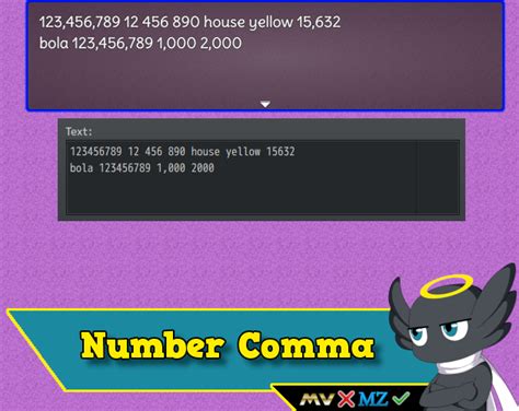 Hakuen Studio Number Comma For Rpg Maker Mz By Hakuen Studio