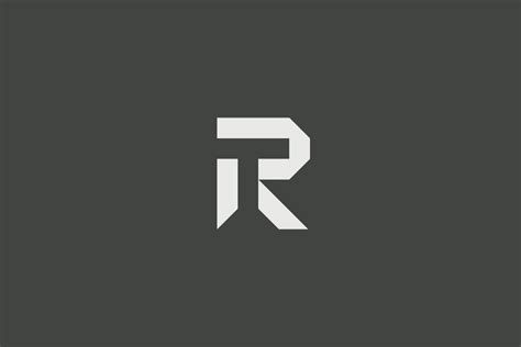 Negative Space Logo Of The Letters RT Graphic By Gus Grafis Creative