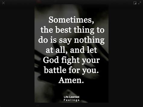 God Will Fight Your Battles Quotes Shortquotescc