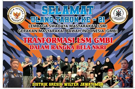 GMBI GRESIK PERINGATI HUT KE 21 DENGAN TEMA TRANSFORMASI DALAM BELA