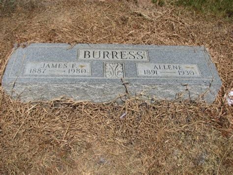 Nancy Allene Maxedon Burress M Morial Find A Grave