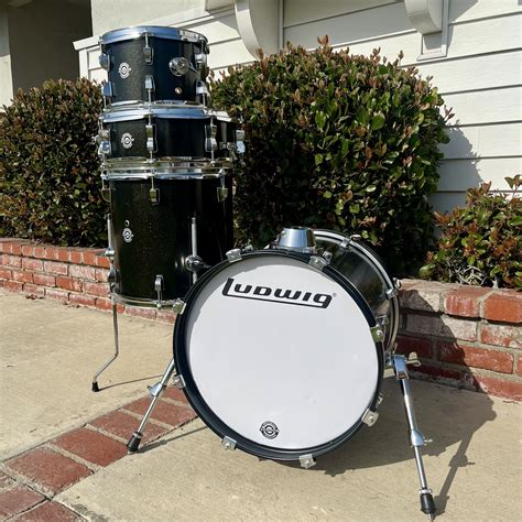 Ludwig Questlove Breakbeats Drum Kit Black Sparkle For Sale In Orange