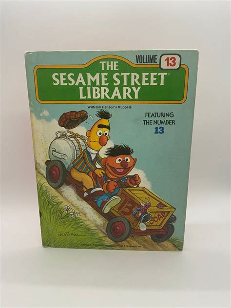 1979 the Sesame Street Library Volume 13 Featuring the Number 13 Book ...