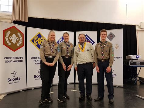 Chief Scout Award Presentations Crawley District Scouts