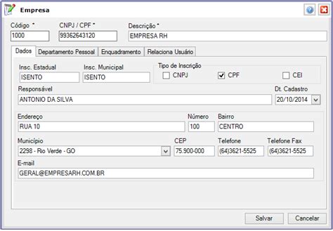 Empresa Rh Cadastro Bonzay Ajuda Online