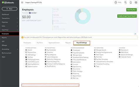 Integrating With Quickbooks Online Hr Web Platform Employment Hero