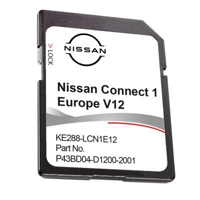 NISSAN CONNECT LCN1 Sd Card V12 Europe 2022 2023