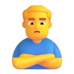 Man Pouting Emoji On Microsoft Teams Gifs