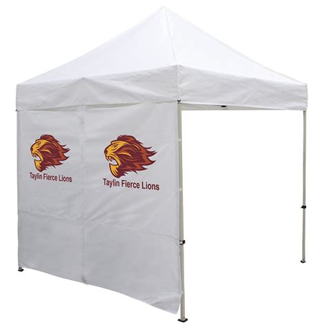 8 Foot Tent Middle Zipper Wall Full Color Imprint