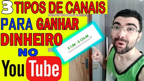 Como Ganhar Dinheiro no Youtube Faça Estes Tipos de Canais e Ganhe