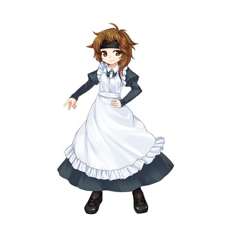 Safebooru 1other Alternate Costume Androgynous Anmita Rarutos Apron