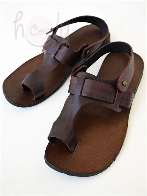 Handmade Brown Leather Sandals Womens Sandals Leather Etsy