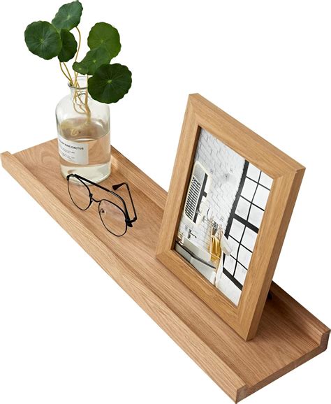 Amazon Treoakwis Oak Floating Shelves Natural Wood Wall Mounted