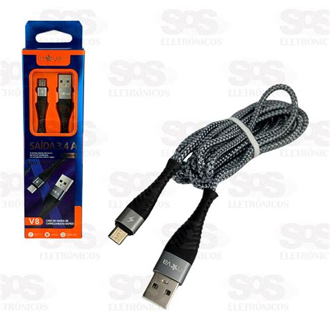 Cabo De Dados A Micro Usb V Metros Inova Prime Cbo