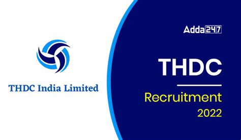 THDC Recruitment 2022 Notification Out Apply Online For 100 ITI Trade