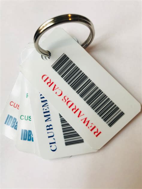 12-pack Custom Key Tags Key Fobs Barcode Key Tags Barcode Fobs - Etsy