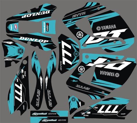 Kit D Co Yamaha Dt Light Blue Boutique Kit D Co Moto