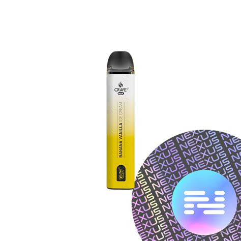 🍦 Banana Vanilla Ice Cream CRAVE MAX Disposable Vape 2500 Puff