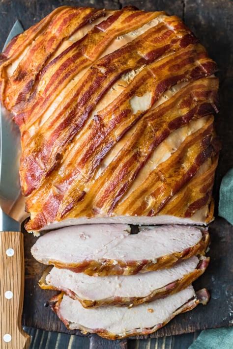 Bacon Wrapped Turkey Breast Recipe Video The Cookie Rookie