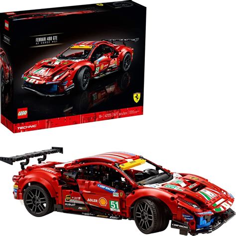 LEGO Technic Ferrari 488 GTE “AF Corse #51” 42125 Building Kit; Make a ...