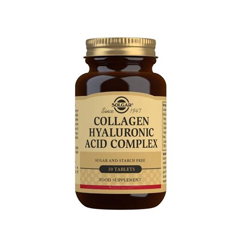 Solgar Collagen Hyaluronic Acid Complex 30 Tablets Inish Pharmacy Ireland