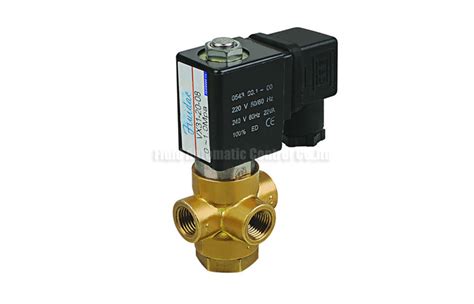 3 2 Way Direct Acting Brass Solenoid Valve G1 8 G1 4 For Vacuum System