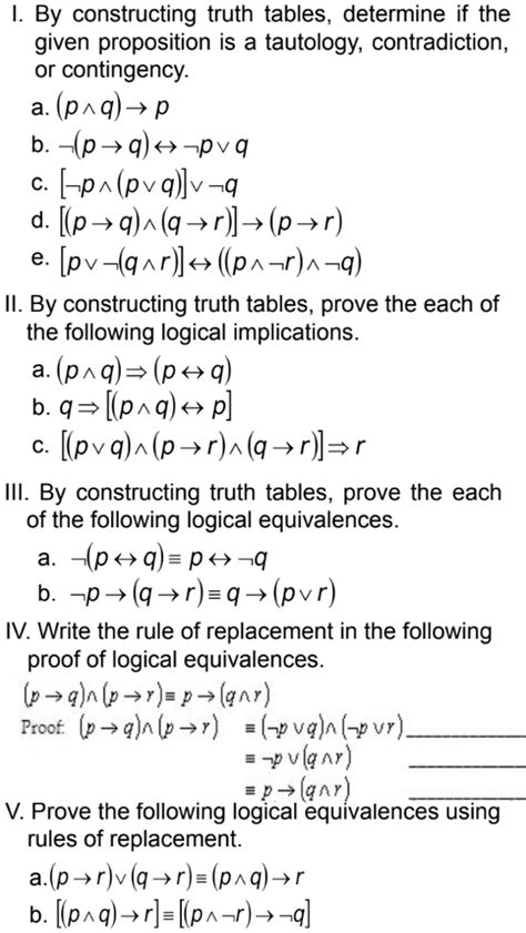 Conditional Statement Is A Tautology Without Using Truth Tables Elcho