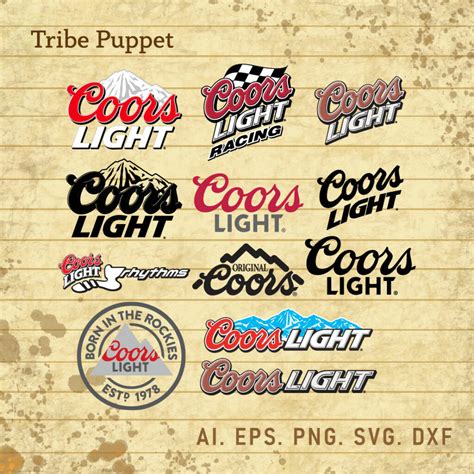 Coors Light logo Vector Set - MasterBundles