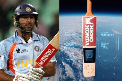 Yuvraj Singh Nft Yuvraj Sends His Iconic Bat To Orbi