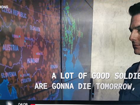 In Edge of Tomorrow, when they're showing the map of Europe, they have ...