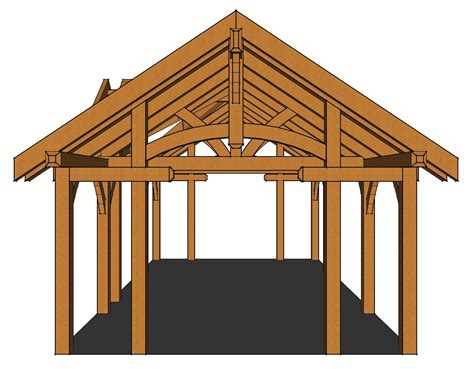 16x32 Timbered Pavilion Etsy