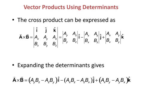 Ppt 10 4 Cross Product A Vector Orthogonal To Two Given Vectors Powerpoint Presentation Id