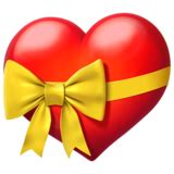 Cuore Con Fiocco Emoji On Twitter Emoji Stickers 13 1