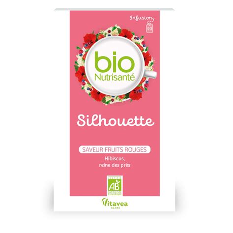 Infusion Silhouette Fruits Rouges Hibiscus Bionutrisante La Boite De