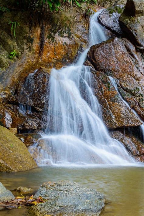 Kathu Waterfall On Phuket Island In Thailand Stock Photo - Image of garden, kathuwaterfall: 99125196