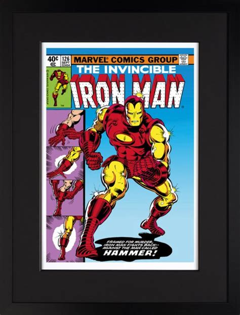 The Invincible Iron Man 126 Iron Man Fights Back Giclee On Paper